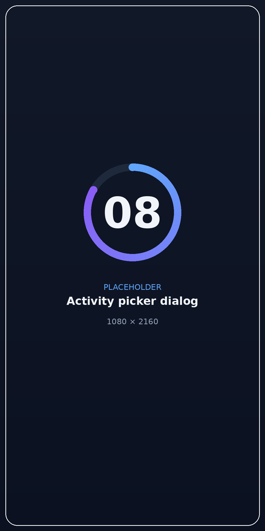 Picking an activity for a session in Deep Focus